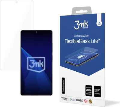 Zdjęcie produktu dla 3MK FlexibleGlass Lite, Samsung, Galaxy S25 Ultra, Odporny na uderzenia, Przezroczysty, 1 szt.
