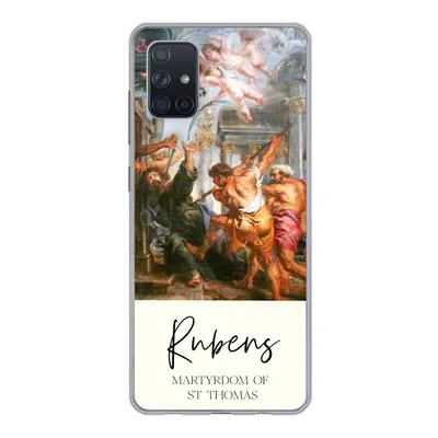 Produktbild von MuchoWow® Handyhülle Schutzhülle Hülle für Samsung Galaxy A71 Barock - Kunst - Rubens Silikon Softcase Handy Hülle - Kartenbesitzer