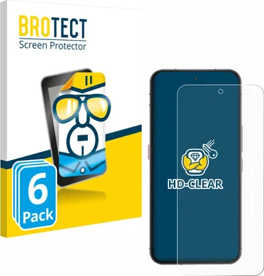 Produktbild von 6x Für Oukitel WP210 Schutzfolie BROTECT Displayschutz Display Schutz Folie Klar Transparent