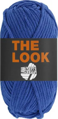 Produktbild von Lana Grossa THE LOOK 100 g samtig weiches und stabiles Chenillegarn 120 m, Farbe:017 - Blau