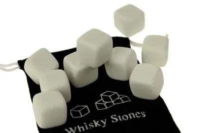 Produktbild von Bílé chladicí kameny na whisky, sada 9ks, CHD814