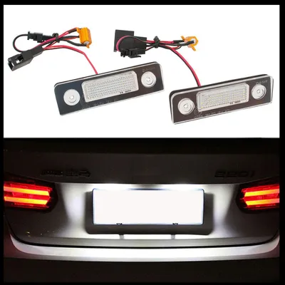 Image de Éclairage de plaque d'immatriculation LED PREMIUM pour Skoda Octavia II restylée / Roomster 5J