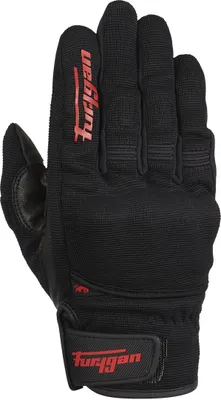 Produktbild von Furygan Handschuhe Jet D3O schwarz rot XL