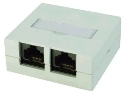 Obrázek produktu pro Telegärtner J00023A0056, RJ-45, Bílá, 57 mm, 53 mm, 23,3 mm, 50 g