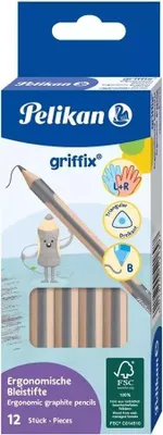 Immagine prodotto di Pelikan griffix Bleistifte Stärke B 12 Stk. in Faltschachtel