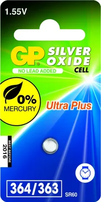Image de GP 040UP364C1 GP Knopfzelle SR621SW 1,55 V