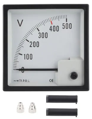 Produktbild von Voltmeter Voltmeter rechtwinklige Zeigeranzeige AC 0-500 V Bootskabinen-Armaturenbrett-Instrument