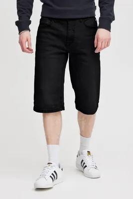 Produktbild von Blend He Denim Herren Jeansshorts Shorts kurze Hose mit Eingrifftaschen Baumwollmischung Gürtelschlaufen leicht ealstisch Regular fit