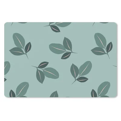 Produktbild von MuchoWow® Schreibtischunterlage Sommer - Blätter - Muster 60x40 cm - XXL Mauspad - Großes Mauspad