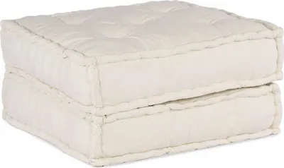 Image de Canapé modulaire crème 70x70x36 tissu
