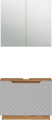 Immagine prodotto di Set di mobili da bagno Vicco Lotta Grigio 2 parti, Model 59531