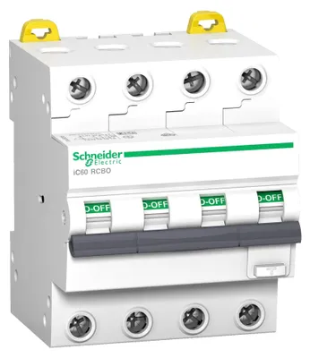 Image de Disjoncteur différentiel Schneider Electric iC60, 6 000 A, IP20