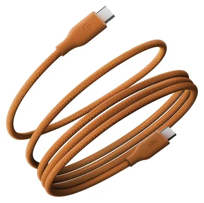 Obrázok produktu pre ENERGEA Helix 60 magnetický kábel na rýchle nabíjanie z USB-C na USB-C (60 W), oranžový