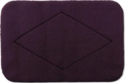 Produktbild von Rhomtuft Badteppich Raute abgerundet Farbe berry Größe 70x120 cm