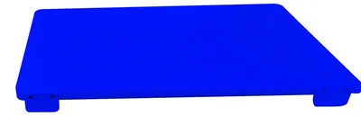 Image de Planche à découper Bisetti en polyéthylène bleu H.A.C.C.P., 40 x 30 x 2 cm
