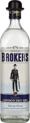 Produktbild von Broker's Premium London Dry Gin | 47 % vol | 0,7 l