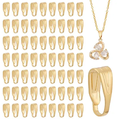 Productafbeelding van Anhängerverschluss - 14 Karaat Verguld - Voor Sieraden Maken - 300 Stuks - 7x3x3mm