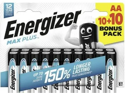 Immagine prodotto di Energizer Max Plus Mignon (AA) batteria alcalina al manganese 1,5 V 20 pz