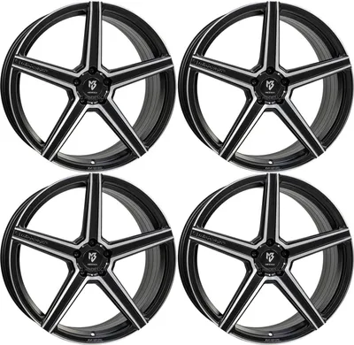 Image de MB Design jantes KV1S 9.5Jx21 ET 38 5x114,3 diamant noir 4-KV1S9521385CZ-B2 compatible avec Hyundai Santa Fe