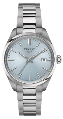 Produktbild von Tissot PR 100 34mm Silber Eisblau Damenuhr