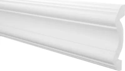 Produktbild von Wandleisten 20 cm Musterstück E-30 | leicht und stabil | extrudiertes Styropor | Stuckprofile | Wanddekor | modern weiß | dekorativ | XPS | 20 x 80 mm