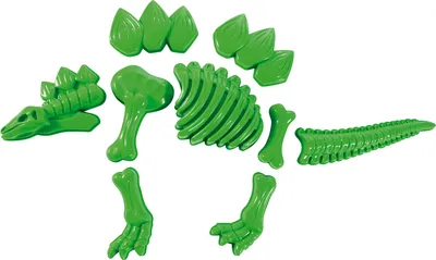 Produktbild von EDUPLAY 160309 Sandformen Stegosaurus, grün, 9-teilig (1 Set)