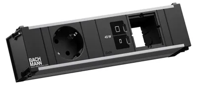 Image de BACHMANN CONI 1xCEE7/3, 1xUSB-C/C 45 W, 1xCM L = 0,2 m