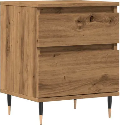 Zdjęcie produktu dla vidaXL Stolik nocny Artisan dąb 40x35x50 cm materiał drewnopochodny