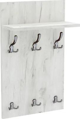Image de AKKE Weiss Craft Panneau d'armoire MIDI - crochets CHROM LxH : 50x90 cm