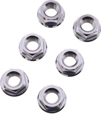 Produktbild von Set 6 Kronenmuttern JMP M8x1,25 mm aus Edelstahl V4A
