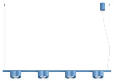 Produktbild von Kronleuchter OVIO 4 himmelblau Gx53 4xGx53 10W Aluminium 208x12x122cm Sollux Lighting