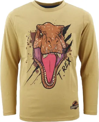 Produktbild von Jurassic World Kinder langarm T-Shirt – Beige / 110