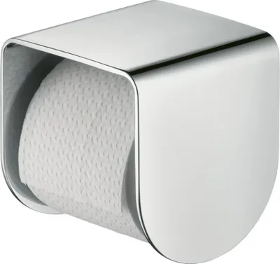 Produktbild von hansgrohe AXOR UNIVERSAL Accessories Toilettenpapierhalter, softsquare, mit Ablage, 42436340
