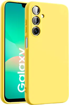 Immagine prodotto di Custodia per Samsung Galaxy A17 5G custodia protettiva del telefono cellulare in gel di silicone, giallo