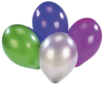 Immagine prodotto di amscan 6436 Palloncini tondi, metallizzati, assortiti, 8 pezzi