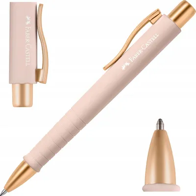 Produktbild von Faber-Castell 241187, Clip, Clip-on-Einziehkugelschreiber, Nachfüllbar, Blau, 1 Stück(e), Extradick