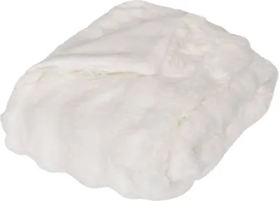 Produktbild von Plaid kunstpelz 3d zephy weiß 160x120cm - Atmosphera créateur d'intérieur