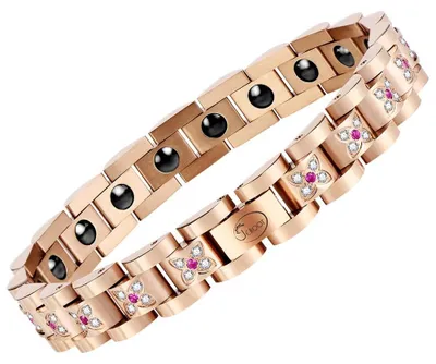 Produktbild von Solidchoice – Magnetisches Armband aus Edelstahl für Damen, für Gesundheit und Stil