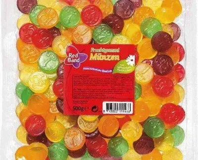 Produktbild von Red Band Fruchtgummi Münzen 500 g