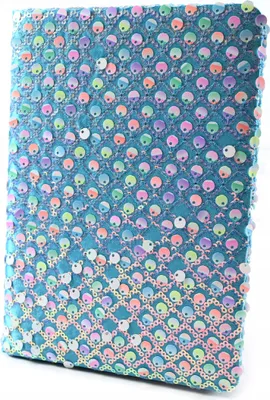 Produktbild von Glitzer Notizbuch Pailletten A5 Tagebuch für Mädchen Liniert 15x21cm Bunt Schule