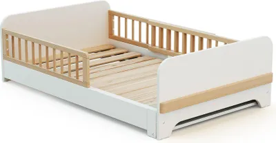 Productafbeelding van Uitschuifbaar houten kinderbed 80x140-165-190 CARROUSEL