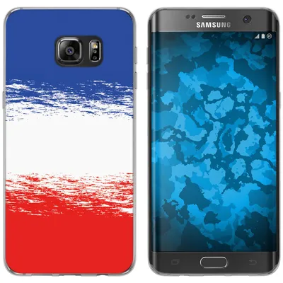Produktbild von PhoneNatic Case kompatibel mit Samsung Galaxy S7 Edge Silikon-Hülle WM France M5