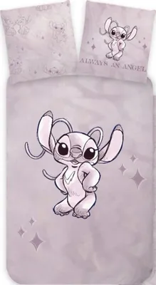 Produktbild von Disney Lilo & Stitch "Angel" - Wende-Bettwäsche-Set, 135x200 & 80x80