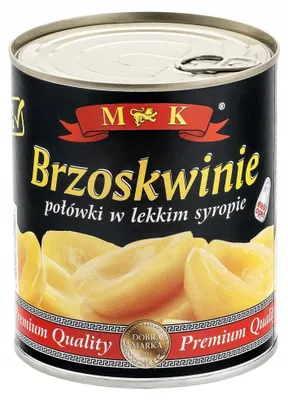 Obrázok produktu pre Broskyňové polovičky v sirupe 820 g