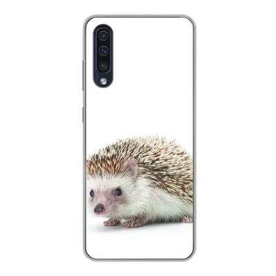 Produktbild von MuchoWow® Handyhülle Schutzhülle Hülle für Samsung Galaxy A30s Igel - Tiere - Weiß Silikon Softcase Handy Hülle - Karteninhaber