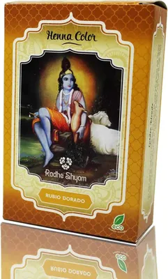 Produktbild von Semipermanenter Farbstoff Henna Radhe Shyam Goldblond (100 g)