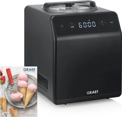 Zdjęcie produktu dla GRAEF IM706 Maszyna do Lodów 2L Automatyczne Chłodzenie i Mieszanie