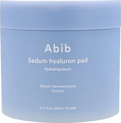 Zdjęcie produktu dla ABIB Sedum Hyaluron Pad Hydrating Touch 75 Pads - Nawilżające płatki z hialuronem