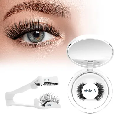 Image de Cils magnétiques avec applicateur, pour un look naturel, sans colle