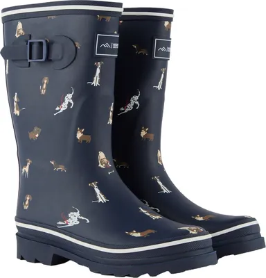 Obrázek produktu pro Regatta - Dámské gumové holínky Amelia, psi RG11724 (40,5 EU) (Navy blue)